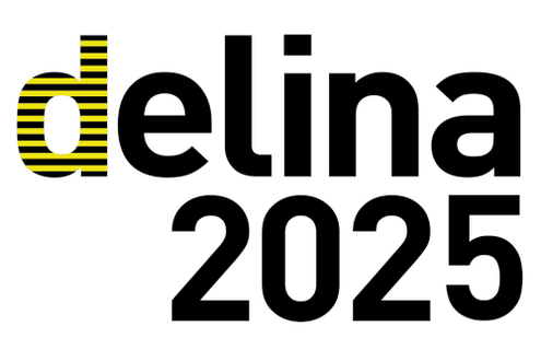 Logo des Innovationspreis für digitale Bildung "delina"