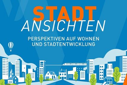 STADTANSICHTEN: Titelcover des Podcasts der vhw Forschung