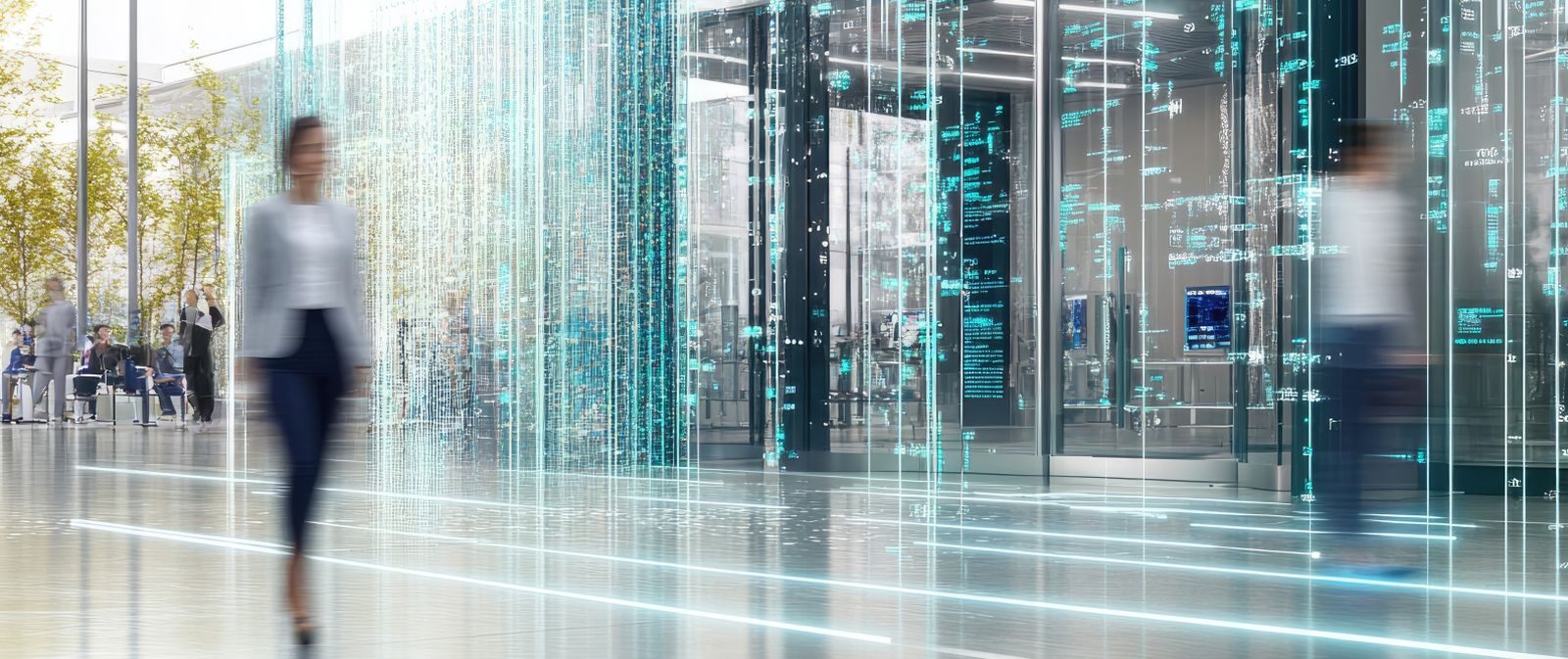 ©U_artGeneriert_mit_KI_AdobeStock.com Modernes Büro Digitalisierung